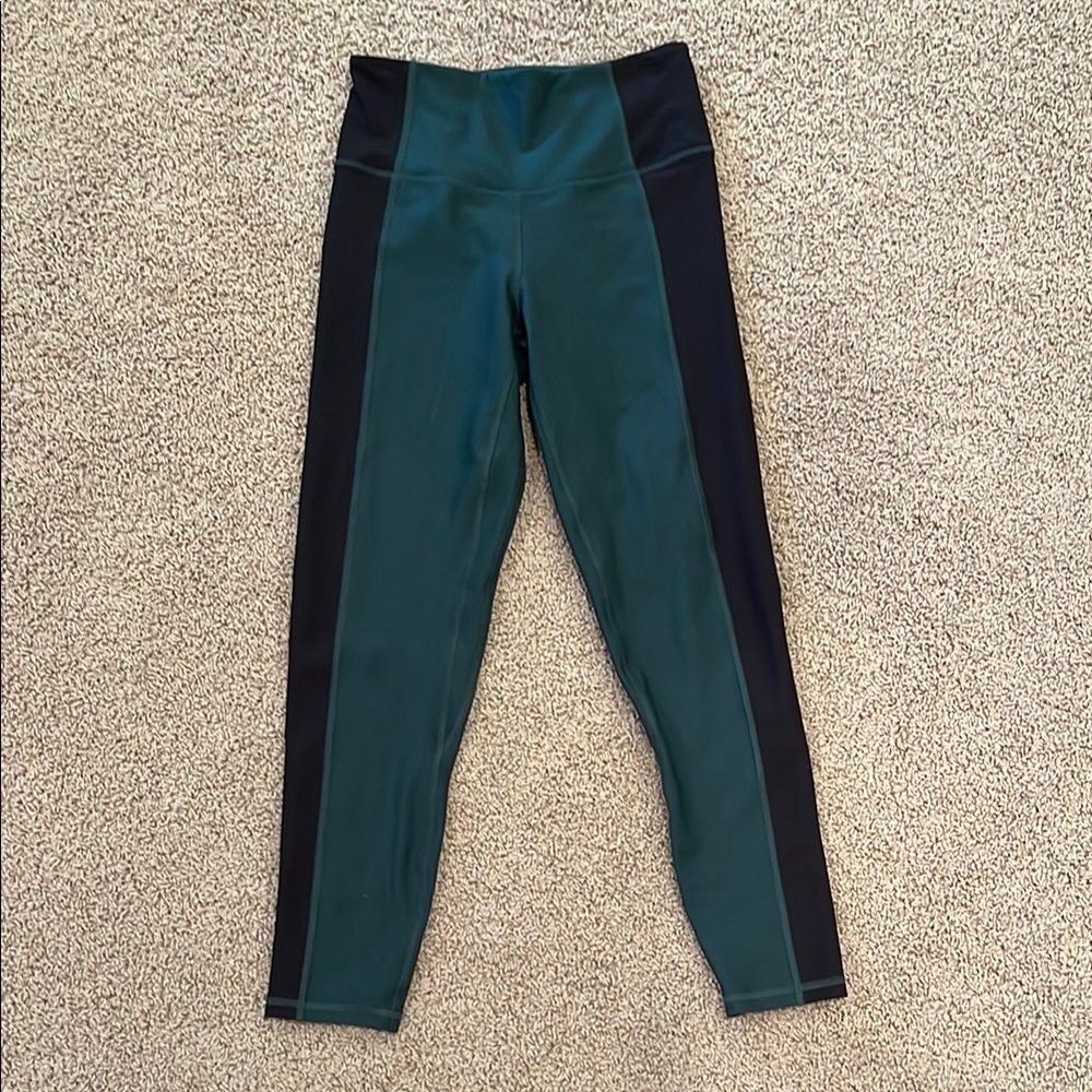 Abercrombie & Fitch YPB Green and Black Leggings